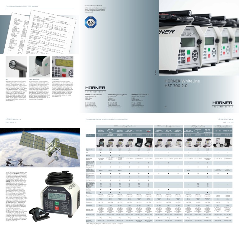 HÜRNER HST 300: Advanced Electrofusion Welders | PDF | Welding ...