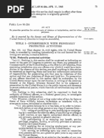 Download Civil Rights Act of 1968 Pub L 90-284 82 Stat 73 by Alex Lynch SN52385972 doc pdf