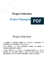Project Selection Models Guide Managers