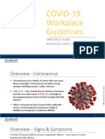 COVID-19 Workplace Guidelines: Employee'S Guide Workplace Safety and Health