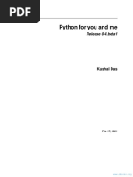 Python For You and Me