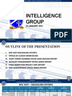 Intelligence Group: 25 JANUARY 2021