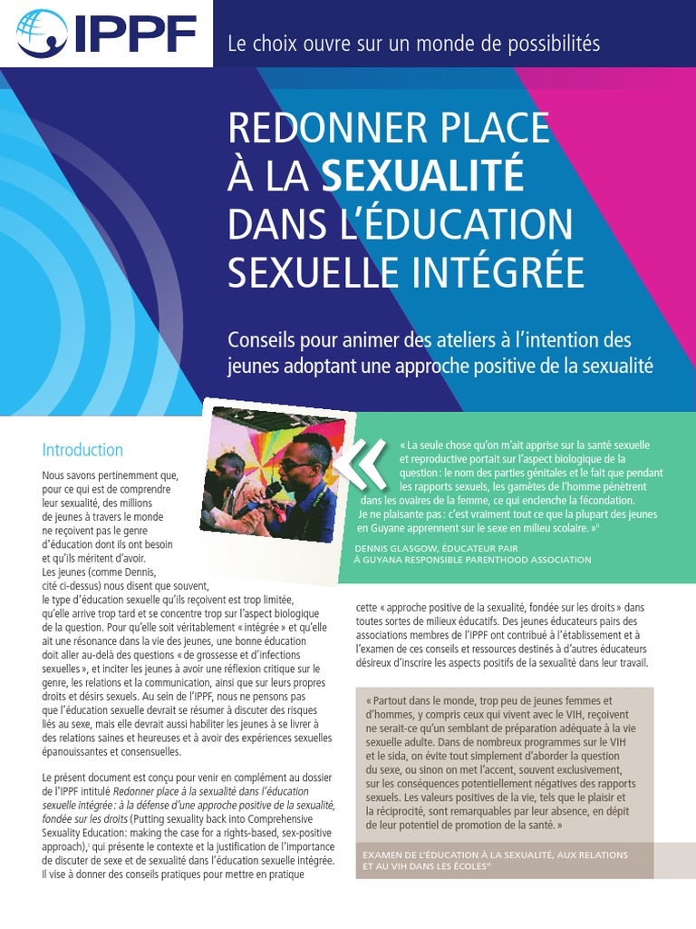 Éducation sexuelle positive pour jeunes | PDF | Sexe | Études des genres