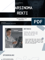 REKTI] Karsinoma Rekti: Faktor Risiko, Manifestasi Klinis, dan Penatalaksanaan