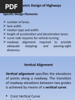 Geometric Design of Highways - Part 1