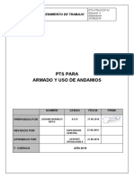 PTS-PAA-CP01 Procedimiento Armado de Andamios