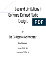 Possibilities and Limitations in Software Defined Radio Design