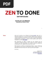 ZTD - Zen To Done (em Português)