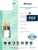 LSOH Flat Wiring Cables With Bare CPC