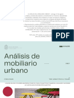 Análisis Del Mobiliario Urbano