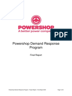 Powershop Demand Response Program Final 2020