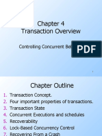 Transaction Overview: Controlling Concurrent Behavior