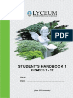 Student'S Handbook 1: Grades 1 - 12