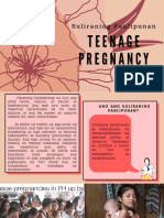 Suliraning Panlipunan: Teenage Pregnancy