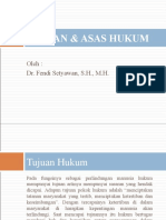 Tujuan Hukum Dan Asas Hukum