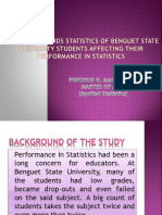Factors Affecting Statistics Performance