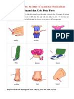 Flashcards For Kids Body Parts