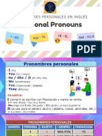 Personal Pronouns - Class