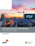 Emerging Trends in Real Estate Europe 2021