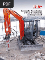 Guidance For Deconstruction of Tower Blocks Floor by Floor/piecemeal