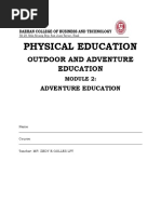 2ndyrOUTDOOR AND ADVENTURE EDUCATION MODULE 2