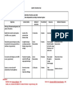 Sample Teaching Plan