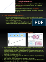 Antibody and Soluble Antigen Precipitation Reactions Precipitins