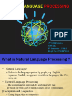 Natural Language Processing