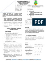 Suma de expresiones algebraicas