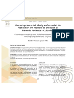 Gerontopsicomotricidad y Enfermedad de Alzheimer - Un Modelo de Atención Al Binomio Paciente - Cuidador.