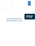 Disaster Recovery Plan Sparq