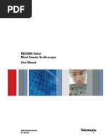MDO4000 Mixed Domain Oscilloscope User Manual