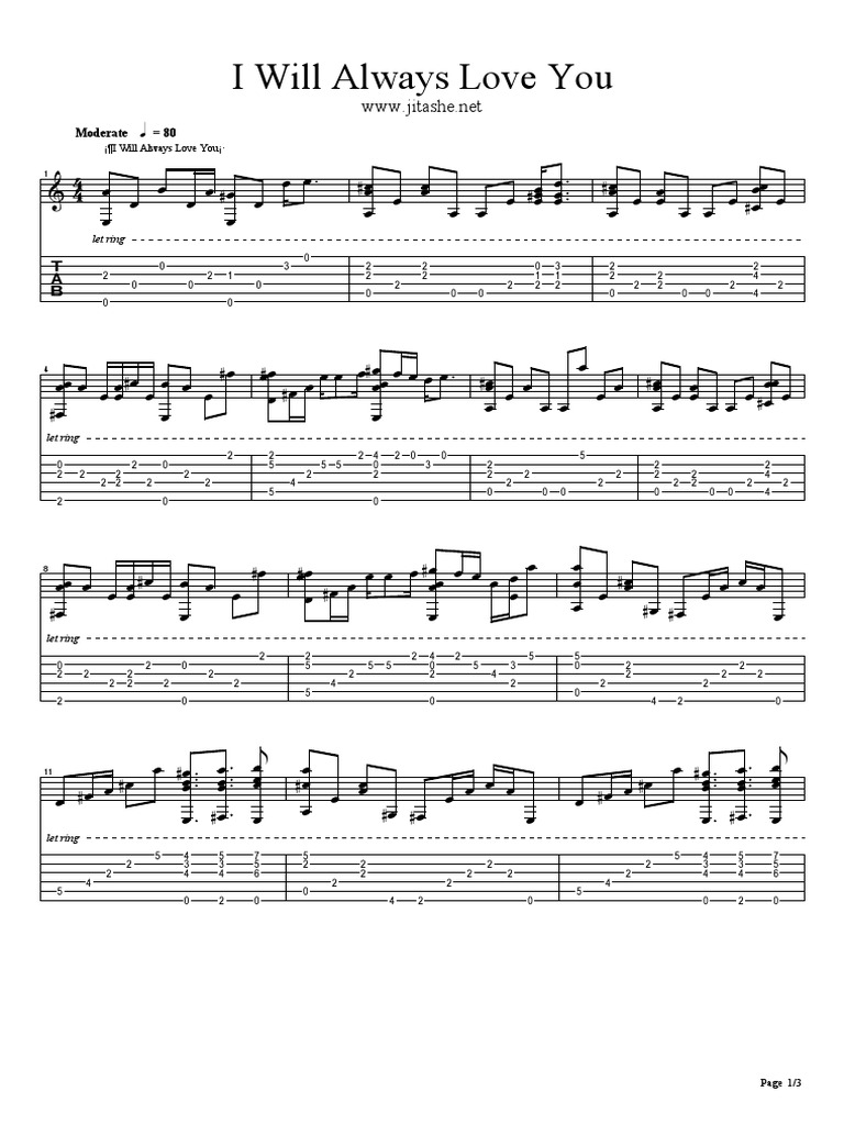 I Will Always Love You | PDF