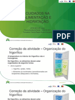 Sessão 31, 32, 33 e 34 - Cuidados Na Alimentação e Hidratação