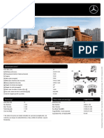 Atego 2730 6x4: especificações técnicas do basculante