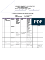 Agenda Perjalanan Dinas