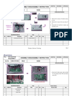 Assembly/Dissassembly Instruction: Top & Bottom Disassembly Model