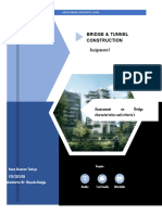 Bridge & Tunnel Construction Assignment-1: Assessment On Bridge Characteristics and Criteria's