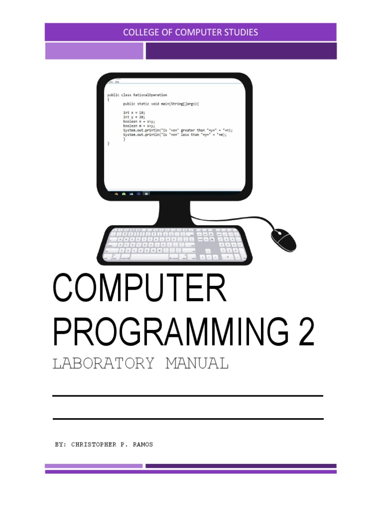 JAVA LAB MANUAL (Programming 2) PDF Integer Science