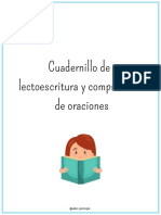 Cuadernillo Lectoescritura y Comprensión