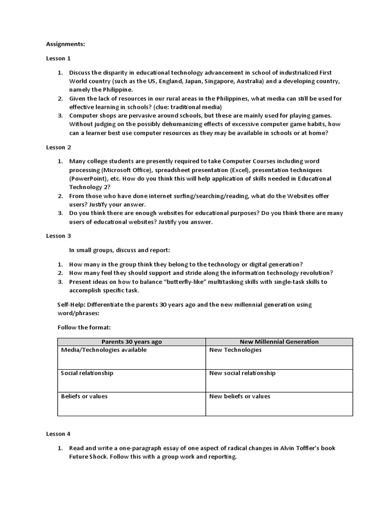 Educational Technology Disparities and Solutions | PDF