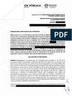 Declaratoria de Prescripción