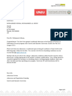 UAEU UG Admission Letter - Condtional (1.0.0)