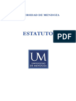 2021 Estatuto de La Universidad de Mendoza