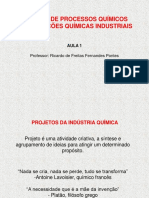 Aula 1 - Projetos de Processos - Prof. Ricardo Pontes
