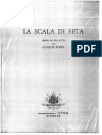 La Scala Di Seta, Vocal Score