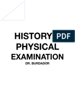 History and Physical Exam