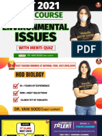 NEET 2021 Crash Course Environmental Issues