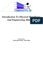 Introduction To Physical Metallurgy and Engineering Materials by Jyotiranjan Barik Mech Dept 4bb7e3