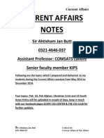 254238248 Current Affairs Note by Sir Ahtisham Jan Butt PDF